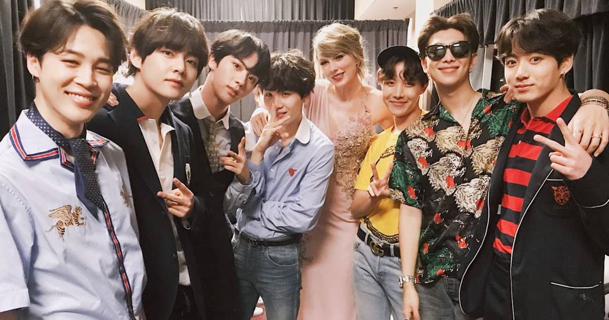 bts with taylor swift